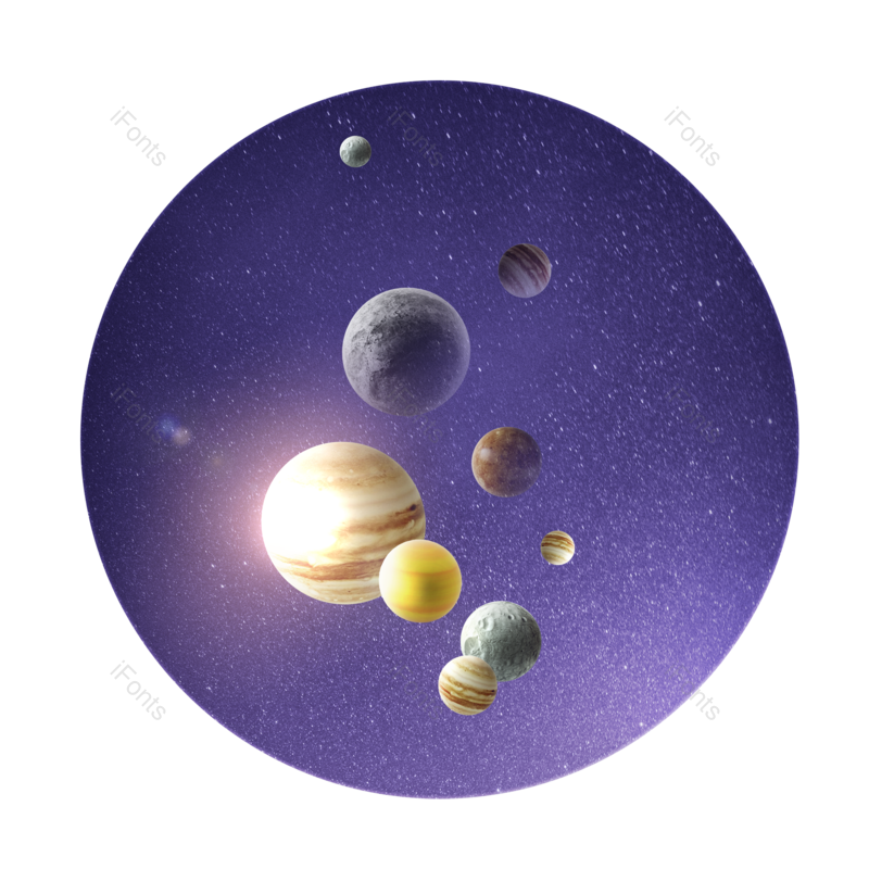 地球图片,太空元素,太阳PNG,宇宙免抠素材